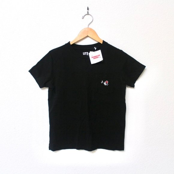 Uniqlo | Tops | Uniqlo Sound Of Disney Minnie Pocket Tee | Poshmark